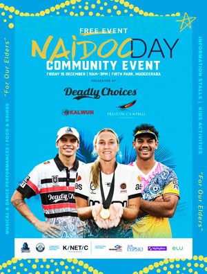 2023 Titans NAIDOC Day event flyer